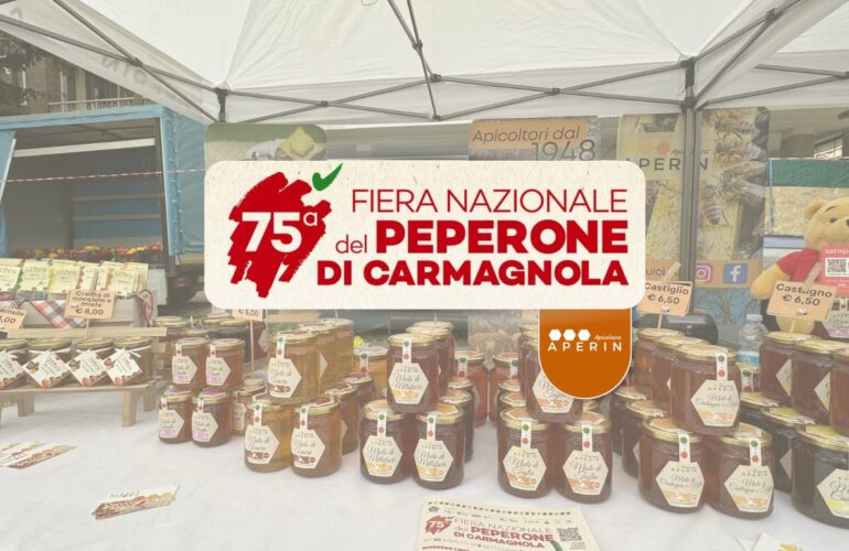 Apicoltura Aperin alla 75ª Fiera Nazionale del Peperone di Carmagnola